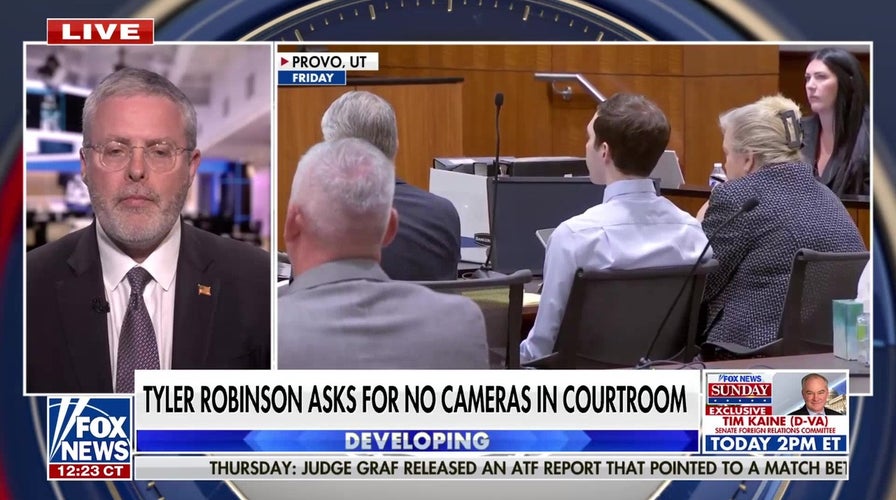 Tyler Robinson seeks to prohibition  cameras successful  courtroom