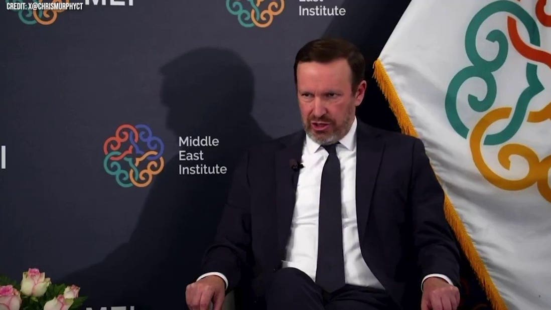Sen. Chris Murphy tells Middle East Institute he and others briefed on Iran war plans