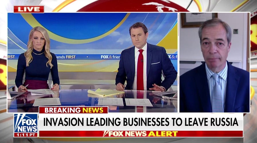 Nigel Farage on how NATO should respond as Russian military approaches Kyiv