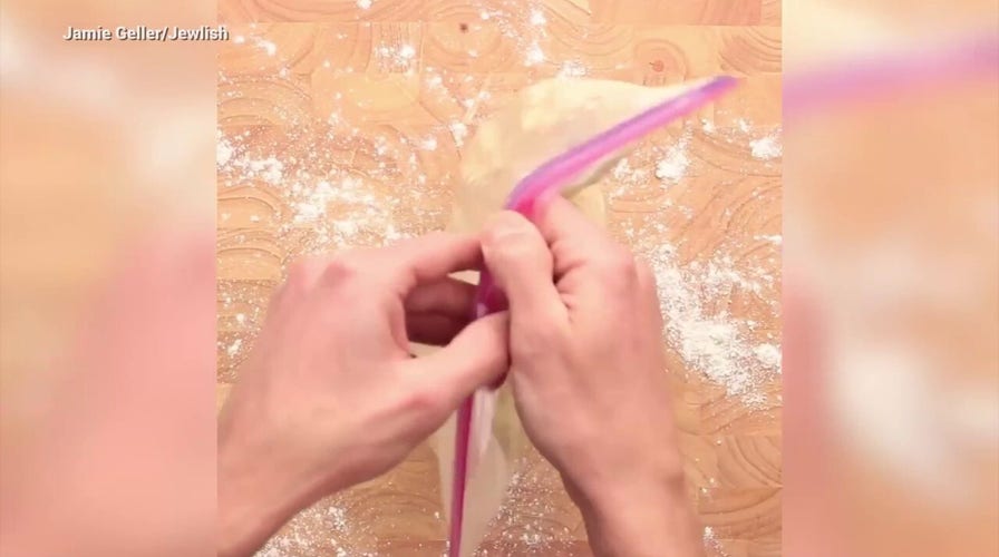 Jamie Geller's sufganiyot in a bag recipe for Hanukkah