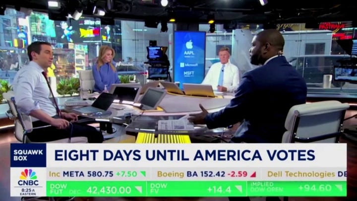 Byron Donalds clashes with CNBC host on rhetoric at Trump-Harris rallies