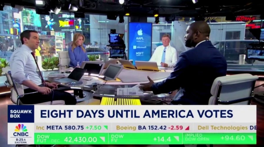 Byron Donalds clashes with CNBC host on rhetoric at Trump-Harris rallies