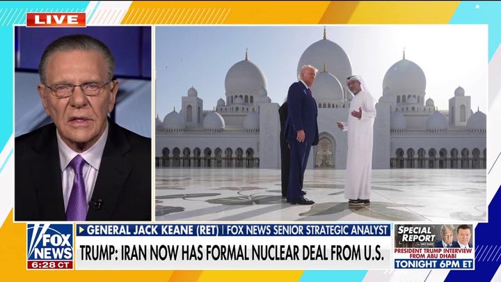 Jack Keane: Trump is 'reversing' Biden admin's 'failed' policies with Middle East trip