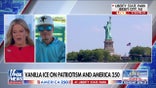 The blue in the American flag means 'friendship, shake a hand, make a friend': Vanilla Ice