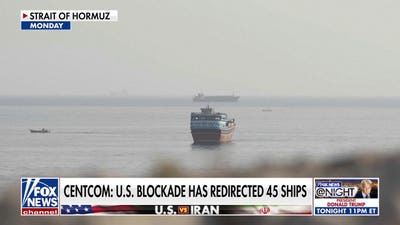 US blockade of Iran redirects 45 ships