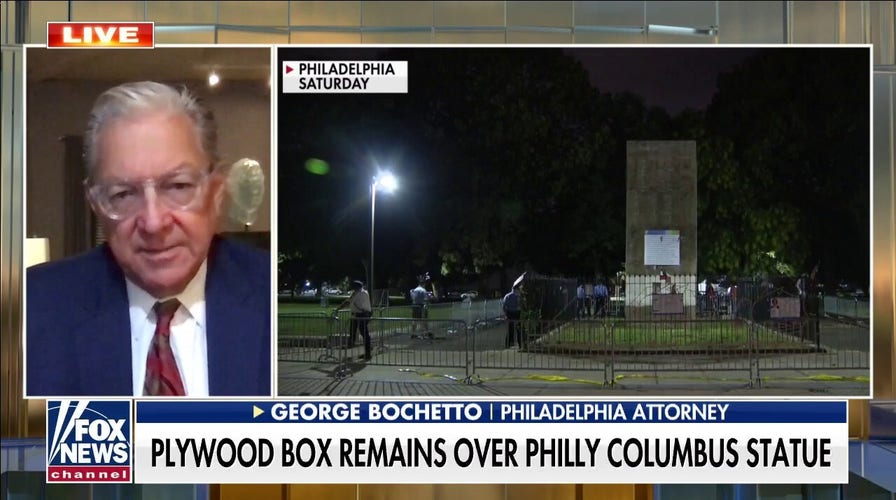Philadelphia allowed to cover Christopher Columbus statue with plywood box