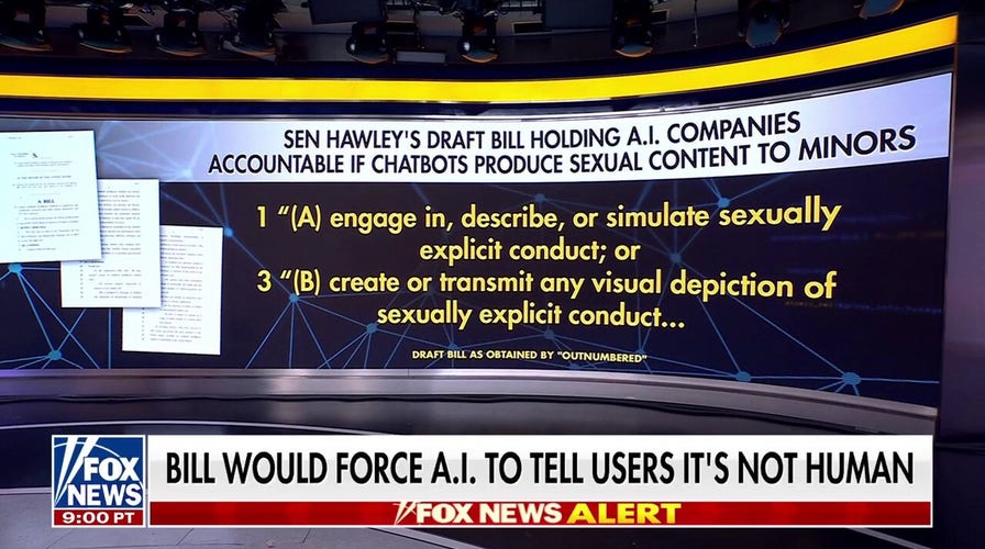 Lawmaker targets AI chatbots that provide sexually explicit content to minors