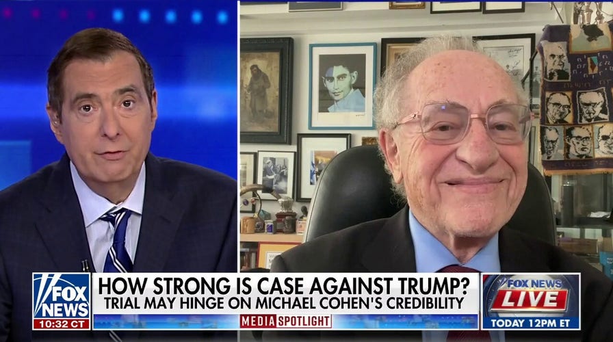 Cohen’s credibility is ‘everything’ in Trump’s case: Alan Dershowitz
