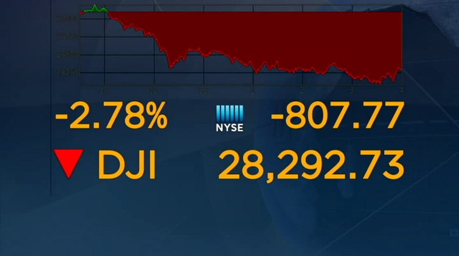 Stocks take big tumble on Wall Street	