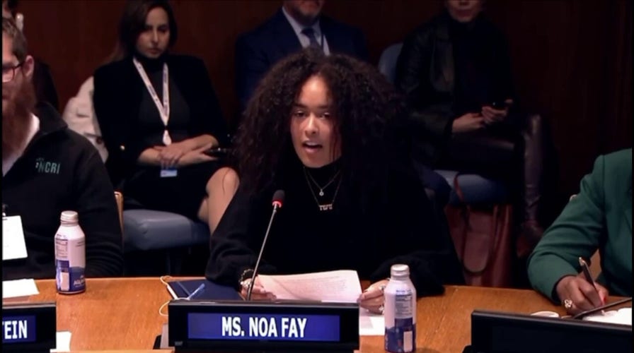 Columbia student Noa Fay calls for UN ambassadors to act against rise in antisemitism
