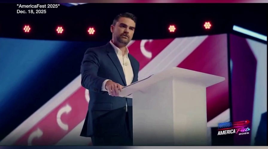 Ben Shapiro denounces Tucker Carlson at AmericaFest 2025