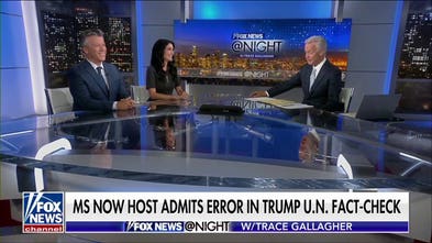 MS Now interrupts Trump UN speech for fact-check