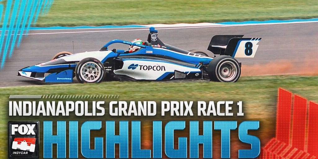 INDY NXT: Indianapolis Grand Prix Race 1 Highlights 🏁 INDYCAR on FOX