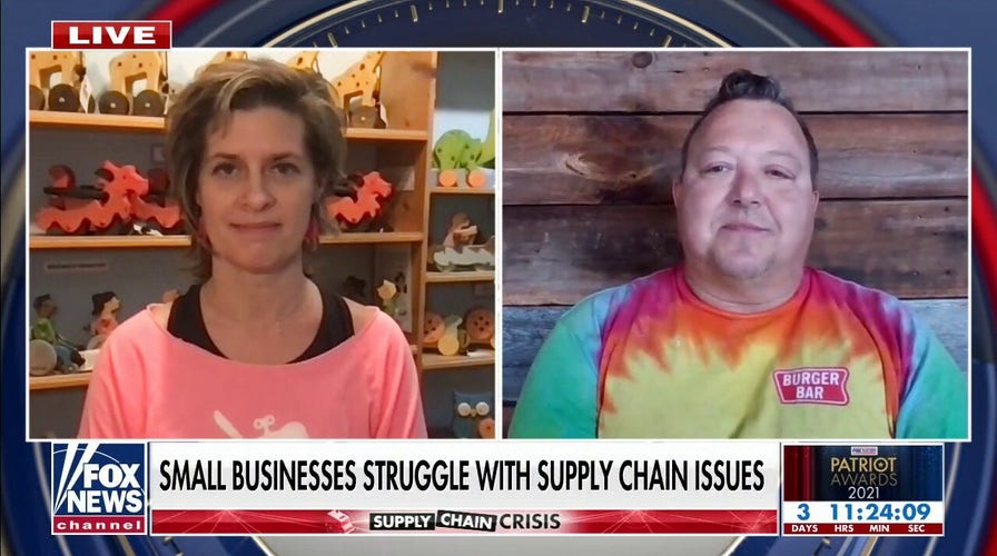 Small businesses struggle with supply chain issues 