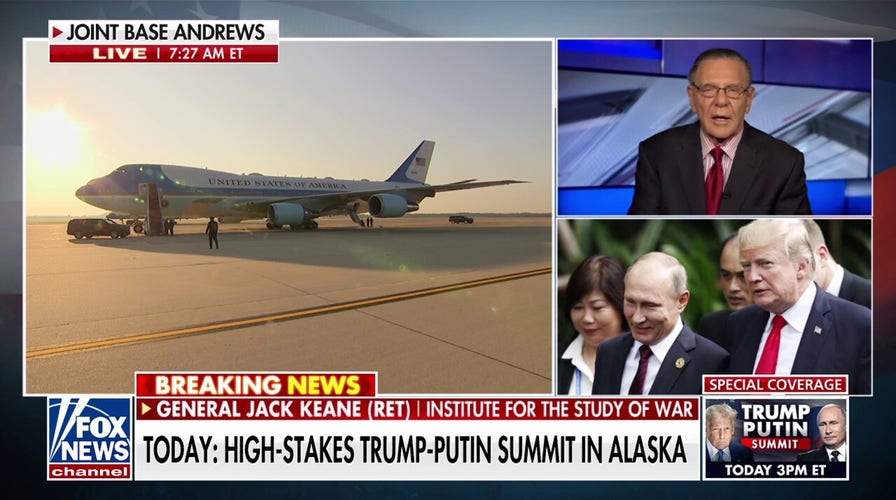 Jack Keane reveals Putin's 'strategic objective' ahead of Trump summit