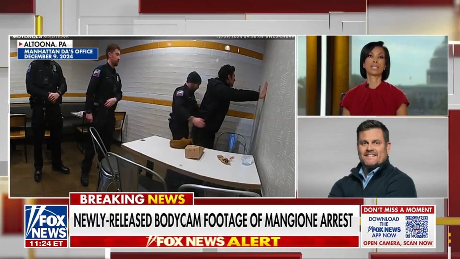 Newly released footage shows arrest of Luigi Mangione
