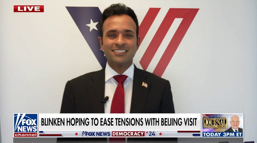 Biden admin hopes to ease tensions with China because they are ‘frightened’: Vivek Ramaswamy