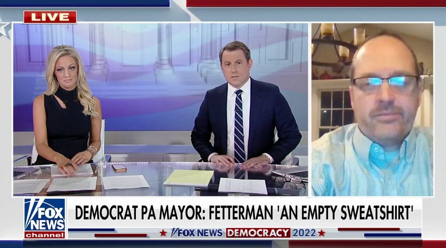 Democratic Pennsylvania mayor says he isn't supporting Fetterman over his 'radical policies'