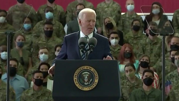 Biden repeats claim that global warming is 'greatest threat' facing America