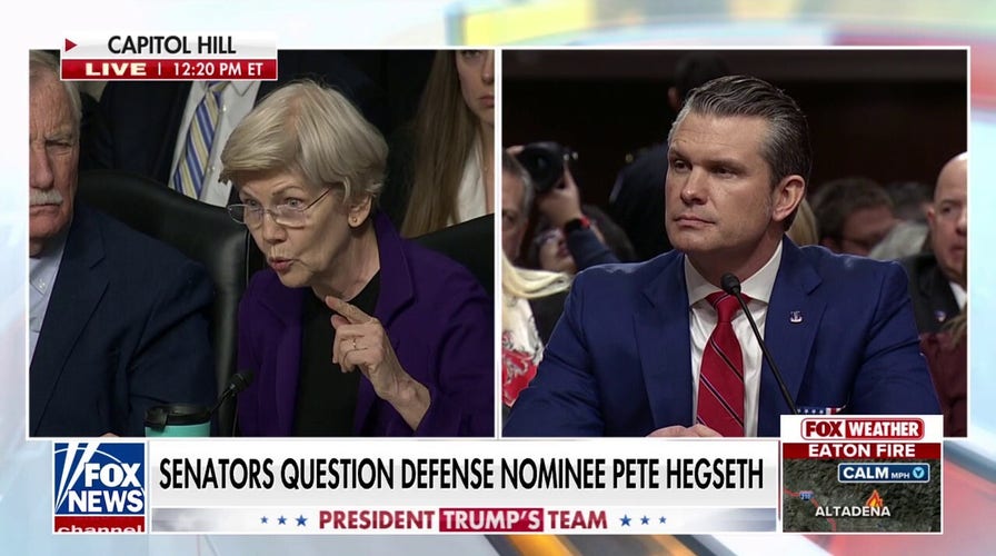 Im not a general, Senator: Pete Hegseth and Elizabeth Warren clash over defense contractors