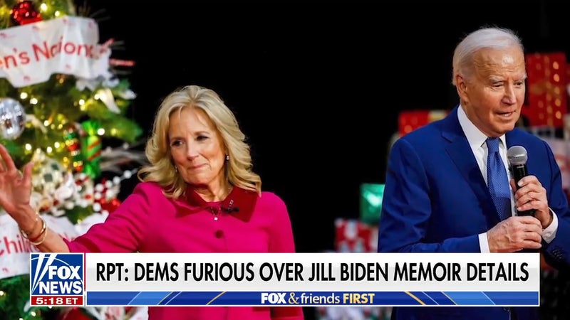 Jill Biden's memoir sparks Democrat fury