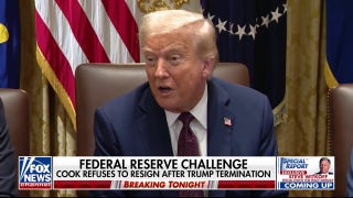 Trump says he's in discussions on who would replace Fed Reserve Governor Lisa Cook