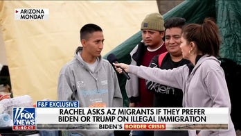 Migrants speak to Fox News at Arizona tent camp, support Biden over Trump