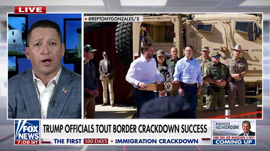 Texas rep praises Trump's border crackdown: 'His leadership has led to success quickly'