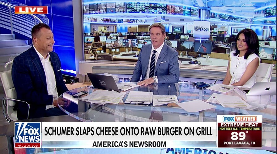 Jimmy Reacts To Chuck Schumer's Burger Fail On 'America's Newsroom