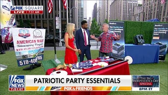 Everything you need for an outdoor, patriotic party