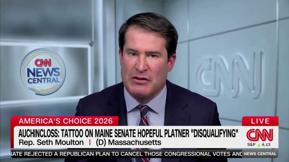 Seth Moulton claims Platner's tattoo is not 'disqualifying'