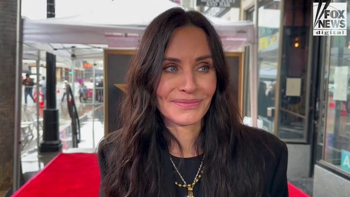Courteney Cox says she never imagined she would get a star on the Hollywood Walk of Fame