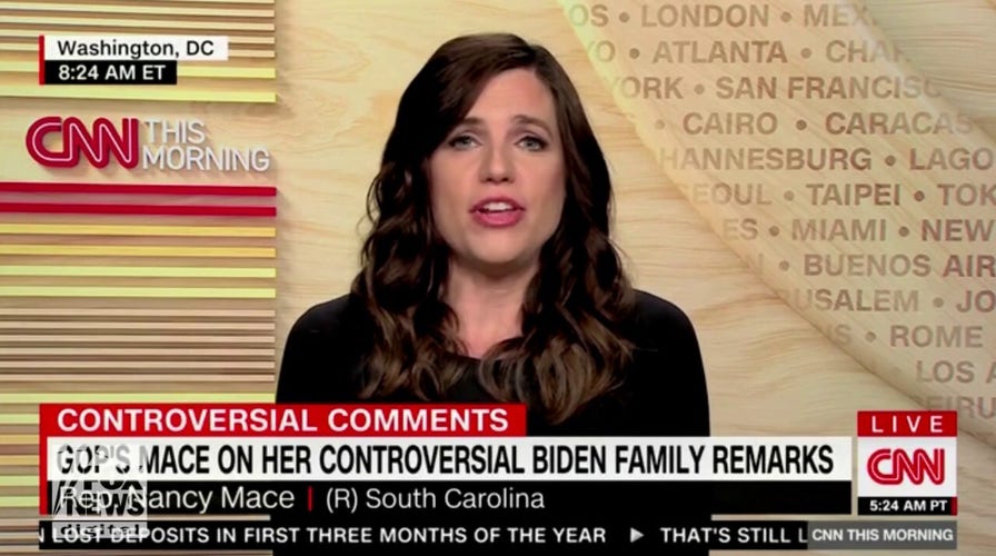 Rep. Nancy Mace pushes back CNN deeming Hunter Biden comments 'controversial': 'It's not a conspiracy theory'