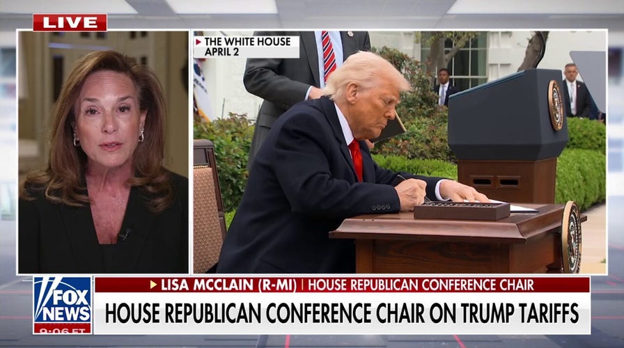 Trump is trying to 'level the playing field' with global tariffs, GOP rep. says