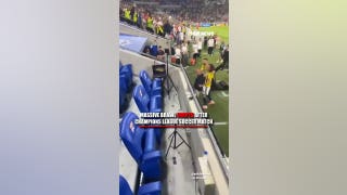 Brawl erupts after Champions League soccer match