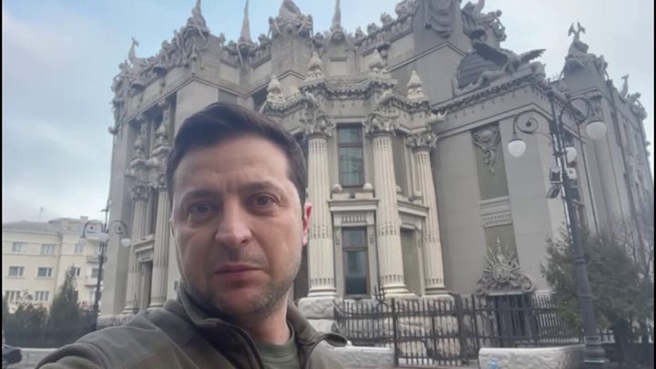 Ukrainian President Zelenskyy addresses nation after new dawn rises in Kyiv: 'I'm here'