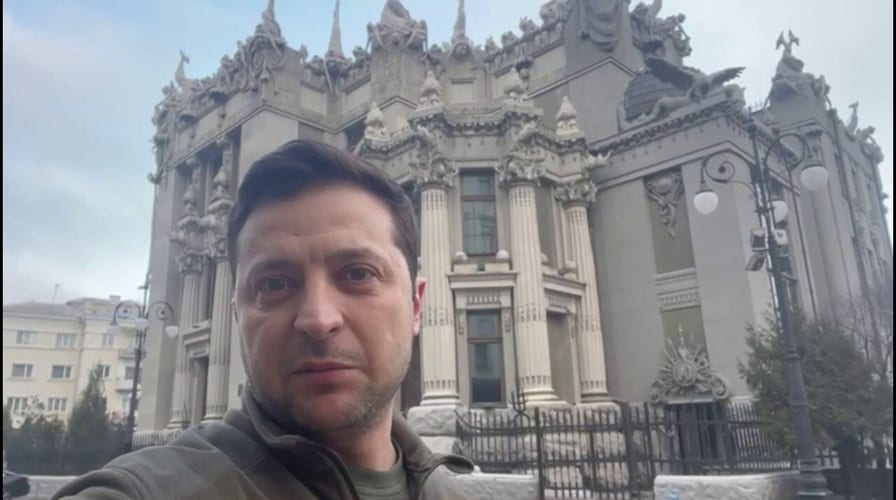 Ukrainian President Zelenskyy addresses nation after new dawn rises in Kyiv: 'I'm here'