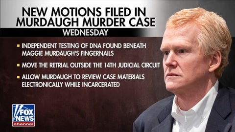 Alex Murdaugh's defense team seeks new DNA testing in retrial