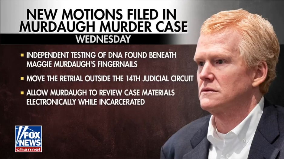Alex Murdaugh's defense team seeks new DNA testing in retrial