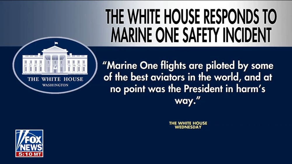 Officials investigating Marine One safety incident in DC