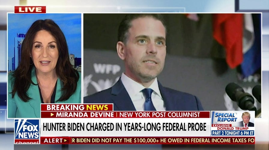 Hunter Biden is off the hook after DOJ's 'sweetheart deal': Miranda Devine