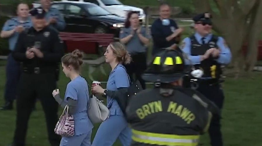 First responders honor hospital workers in Pennsylvania