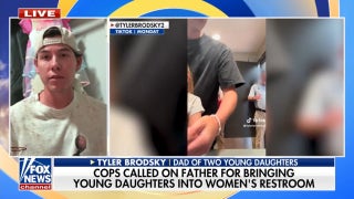Oklahoma dad reacts to viral debate after taking daughters into women's restroom
