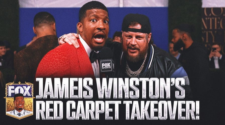 Jameis Winston's red carpet TAKEOVER at the 2025 NFL Honors | Super Bowl LIX on FOX