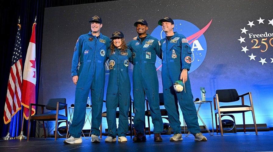  President Trump greets Artemis II astronauts successful  the Oval Office