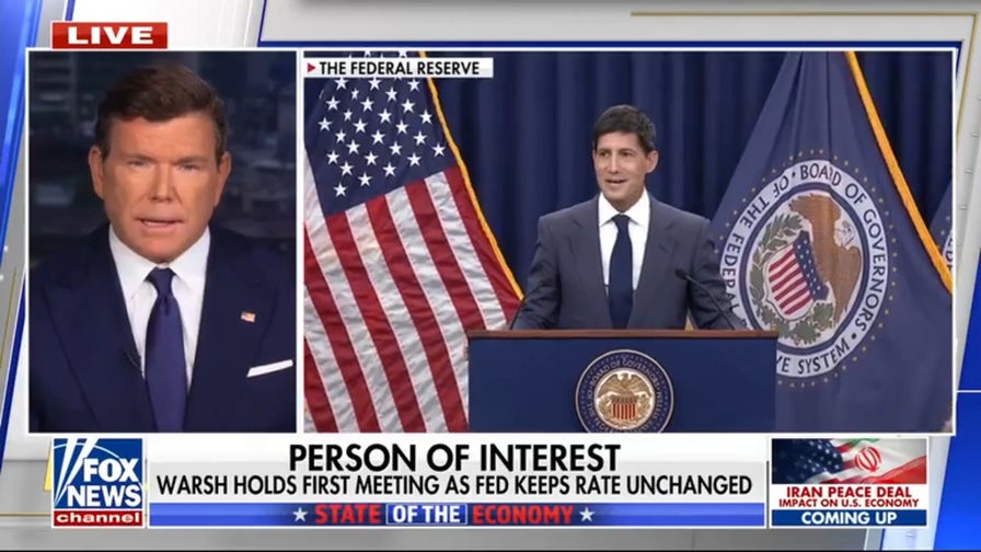 Fed Reserve chair Kevin Warsh keeps interest rates unchanged in first meeting