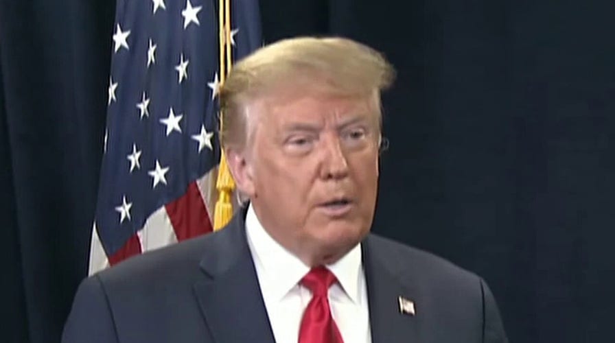 Trump praises rally attendees prior to appearance in Tulsa