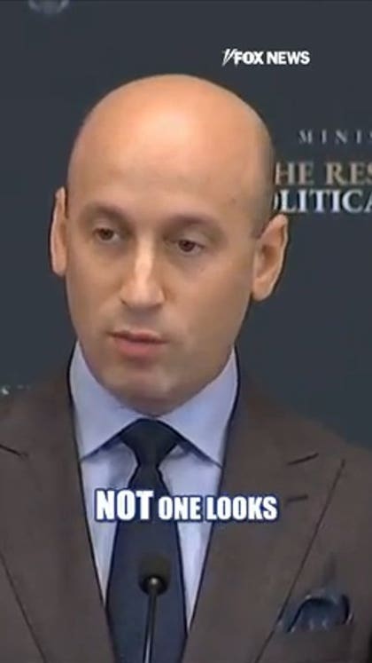 Stephen Miller: This is not a coincidence