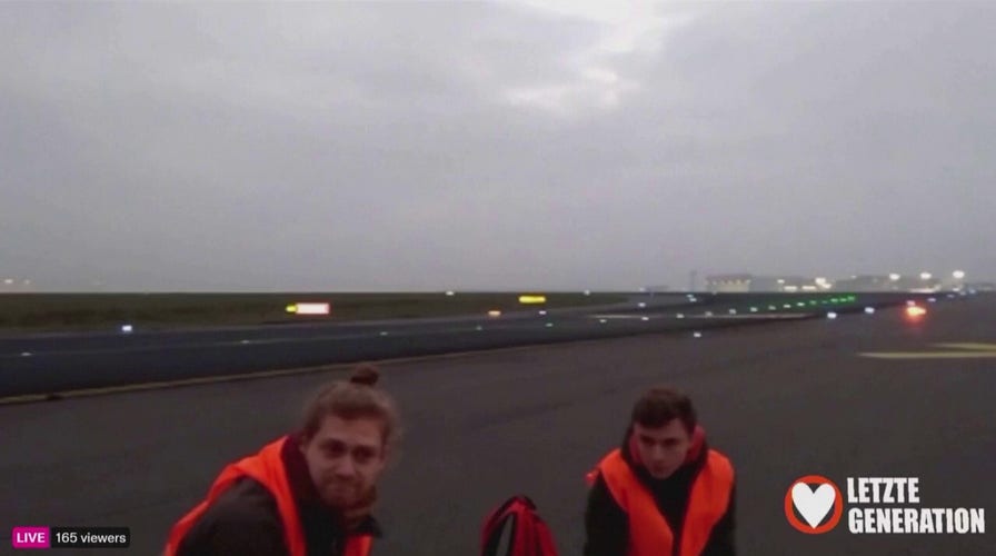 Climate Activists In Berlin Glue Themselves To Airport Runway ...