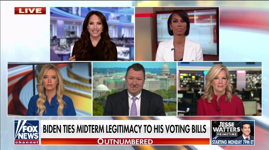 'Outnumbered' on Biden casting doubt on 2022 midterm election legitimacy